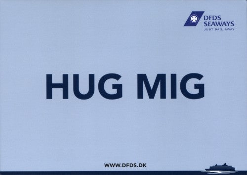 postkort – Lars H.U.G. – DFDS færge, København - Oslo