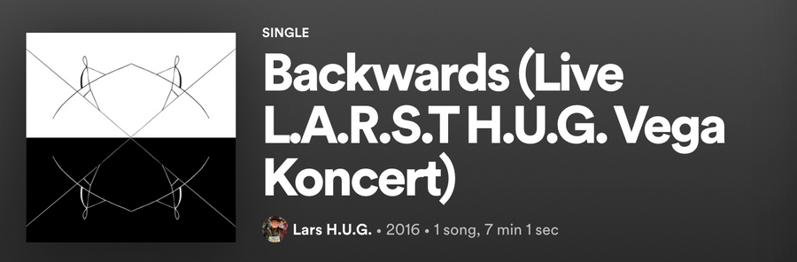 2. single fra L.A.R.S.T H.U.G. VEGA Koncert er ude nu