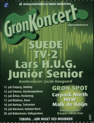 billet – Lars H.U.G. – Grøn Koncert, Århus