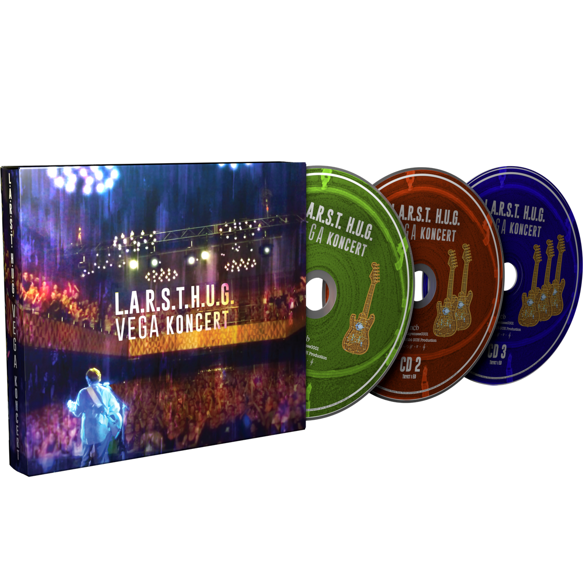 L.A.R.S.T. H.U.G. VEGA Koncert CD (Limited, nummereret) - HUGShop CD Default Title