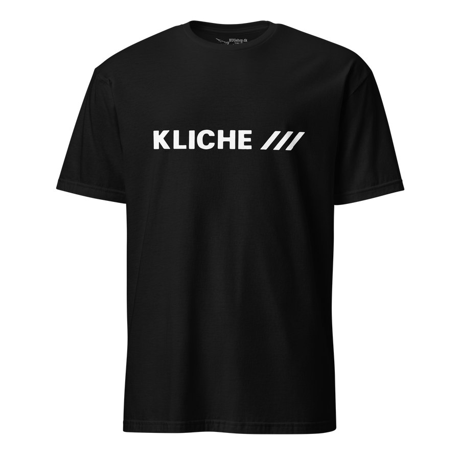 
Kliché 1980 T-Shirt - HUGShop T-Shirt Sort / Hvid / Small