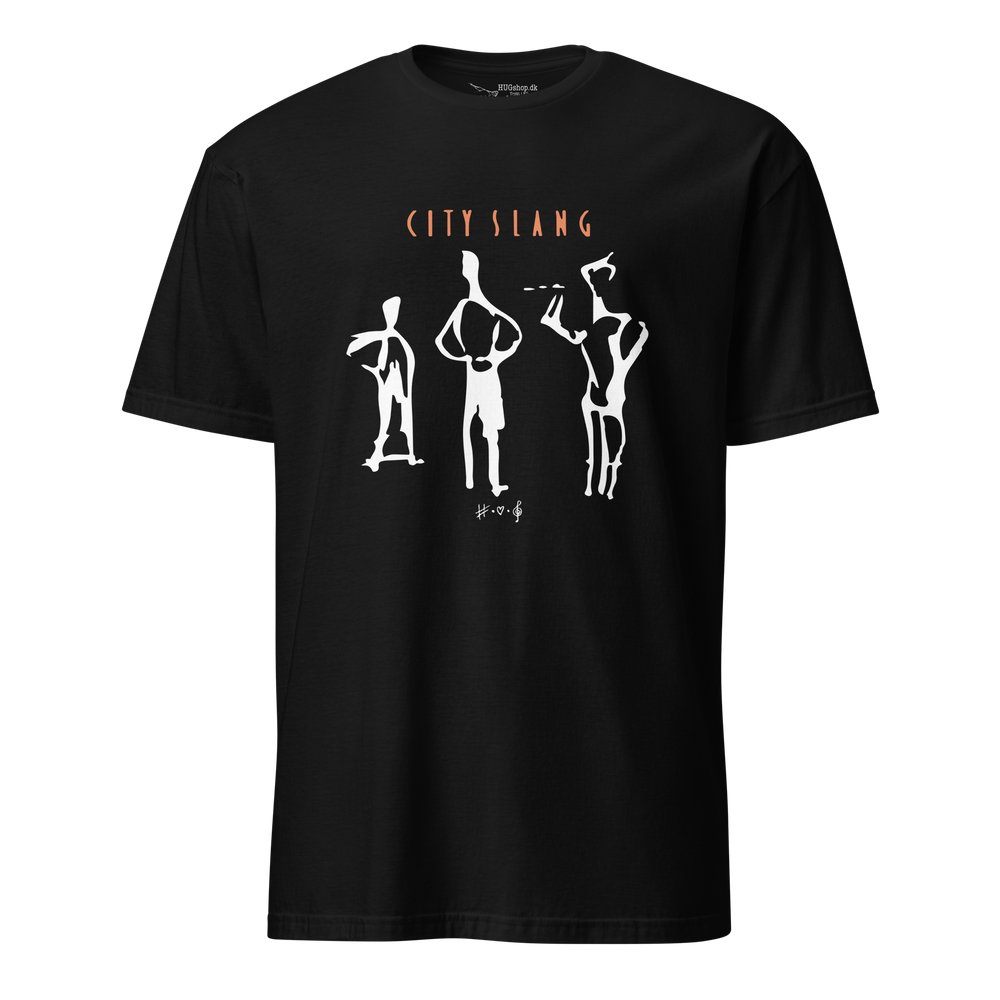 City Slang T-Shirt - HUGShop T-Shirt Sort / Hvid / Small