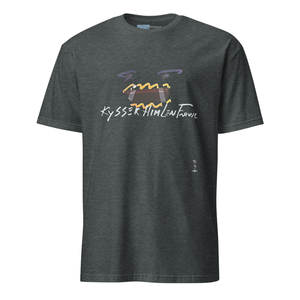 Kysser Himlen Farvel T-Shirt - HUGShop T-Shirt Sport mørkegrå / Small